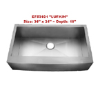 Homeplace Lufkin EFS3021 Single Bowl Stainless Steel Sink