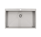 Ticor S7510 Overmount 16-Gauge Stainless Steel Sink With Free Deluxe Strainer