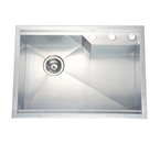 Dawn DSQ2417 Undermount Square Single Bowl Stainless Steel Sink