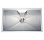 Dawn DSQ2817 Undermount Square Single Bowl Stainless Steel Sink