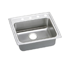 Elkay Lustertone LRADQ2219 Quick Connect Topmount Single Bowl Stainless Steel Sink