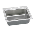 Elkay Lustertone LRADQ2522 Quick Connect Topmount Single Bowl Stainless Steel Sink