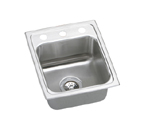 Elkay Lustertone LRQ13161 Topmount Single Bowl Stainless Steel Sink
