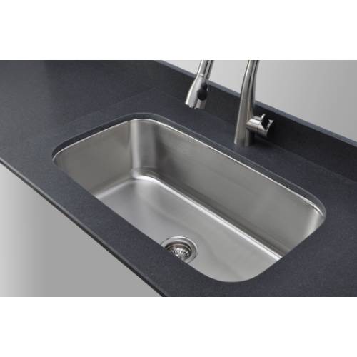 Wells Sinkware 18 Gauge Single Bowl Undermount Stainless Steel Kitchen Sink CMU3118-10