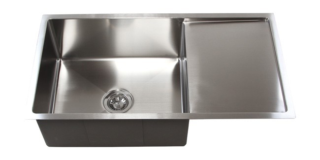 36 Stainless Steel Undermount Kitchen Sink W Drain Board