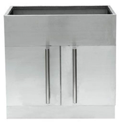 C-Tech-I Linea Amano Asti LI-1415-CAB-3 Stainless Steel 36" Cabinet Base