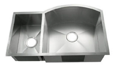 C-Tech-I Linea Amano Tesero LI-2200-BD Double Bowl Stainless Steel Sink