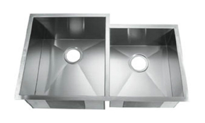 C-Tech-I Linea Amano Citerna LI-2300 Double Bowl Stainless Steel Sink