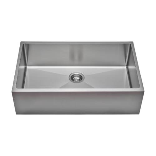 Wells Sinkware Commercial Grade 16 Gauge Handcrafted Single Bowl Undermount Stainless Steel Kitchen Sink CSU3320-9-AP