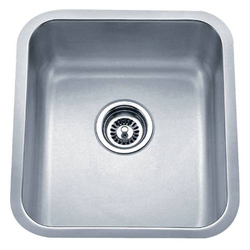 Wells Sinkware 18 Gauge Undermount Single Bowl Stainless Steel Kitchen Sink Package SSU1618-8-1