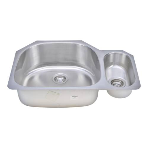 Wells Sinkware 18 Gauge 80/20 Double Bowl Undermount Stainless Steel Kitchen Sink CMU3221-95D