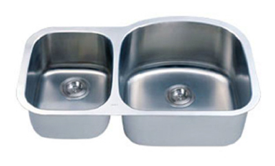 C-Tech-I Linea Imperiale Massilia LI-100-D Double Bowl Stainless Steel Sink
