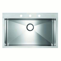 BLANCO Microedge Super Single Kitchen SInk STAINLESS ST