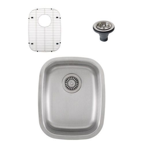 Ticor S805 Undermount Stainless Steel Single Bowl Kitchen Sink + Accessories