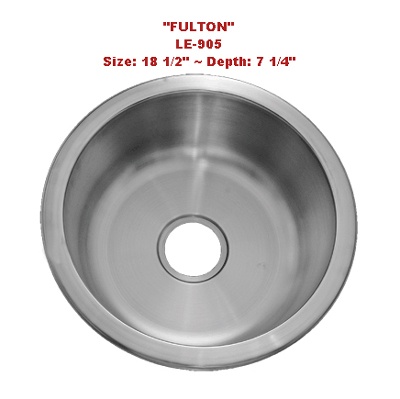 Leonet Fulton LE-905 Single Bowl Stainless Steel Kitchen Sink