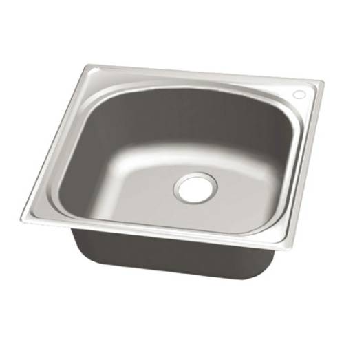 Wells Sinkware 18 Gauge Single Bowl Topmount Stainless Steel Kitchen Sink CHT2522-8R