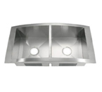 C-Tech-I Linea Amano Biella LI-1500 Double Bowl Stainless Steel Sink