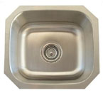 Alpha International U-103 Undermount Single Bowl Stainless Steel Sink