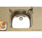 Houzer Medallion Classic Undermount Single Bowl MS-2409-20