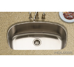 Houzer Medallion Desinger Undermount Large Single Bowl MB-3300-20