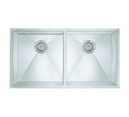 Blanco 516212 Undermount Large Equal Double Bowl Stainless Steel Sink