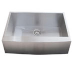 Alpha International AP3019 Apron Single Bowl Stainless Steel Sink