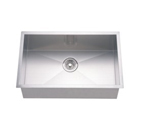 Dawn DSQ241609 Undermount Single Bowl Stainless Steel Sink with Zero Radius Corners