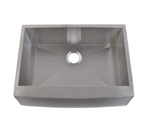 Mazi EFS3021 Handmade Single Bowl Stainless Steel Farm Sink