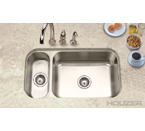 Houzer Elite Undermount 80/20 Double Bowl EHD-3118-1