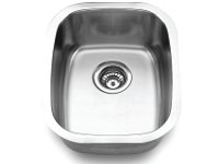 Fontaine Stainless Steel Undermount Bar and Food Prep Sink