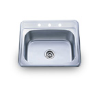 Pelican PL-960 18 Gauge Topmount Single Bowl Stainless Steel Sink