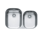 Franke Regatta RGX160 Undermount Double Bowl Stainless Steel Sink