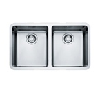 Franke Kubus KBX12030 Undermount Double Bowl Stainless Steel Sink