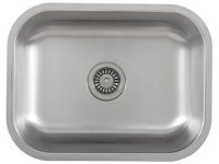 Ticor S505 Undermount 16 G Stainless Steel Single Bowl Kitchen Sink + Accessories