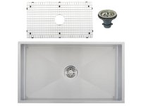 Ticor S6503 Undermount 16-Gauge Stainless Steel Kitchen Sink + Accessories