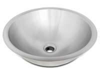 Ticor S710 Undermount Stainless Steel Round Bathroom Sink