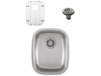 Ticor S805 Undermount Stainless Steel Single Bowl Kitchen Sink + Accessories