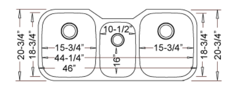 GRIDS ONLY for the Manhattan LE-605 Triple Bowl