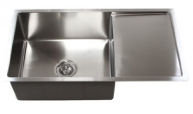 2X 36" Stainless Steel Undermount Kitchen Sink W/ Drain Board TZ3619CFS With Basket Strainers