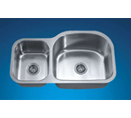 Dawn ASU107L Undermount Double Bowl Stainless Steel Sink