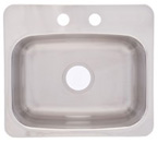 Franke USA BMSK802 Topmount Bar Single Bowl Stainless Steel Sink