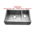 Homeplace Franklin Double Bowl Stainless Steel Sink
