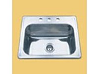 Plumber Friendly PFSS252283 Topmount Single Bowl Stainless Steel Sink