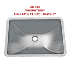 Urban Place Migration Vanity Single Bowl Stainless Steel Sink