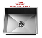 Urban Place Solution ZS-600 Single Bowl Stainless Steel Sink